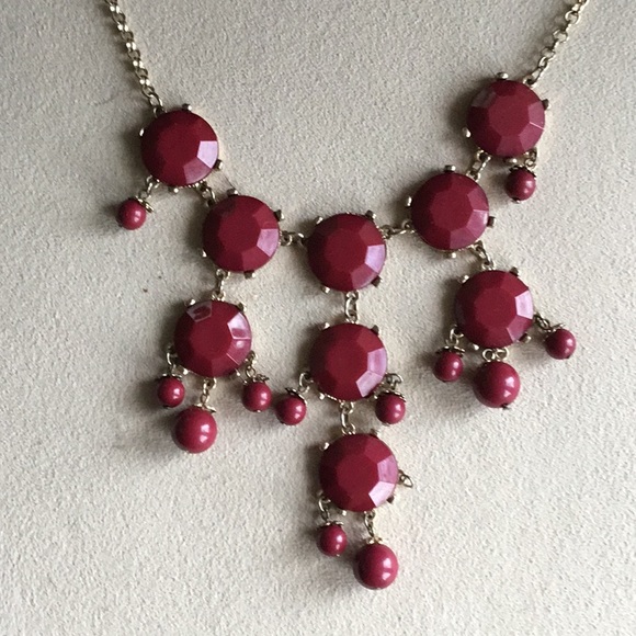 Ruby Statement Necklace - Picture 3 of 7